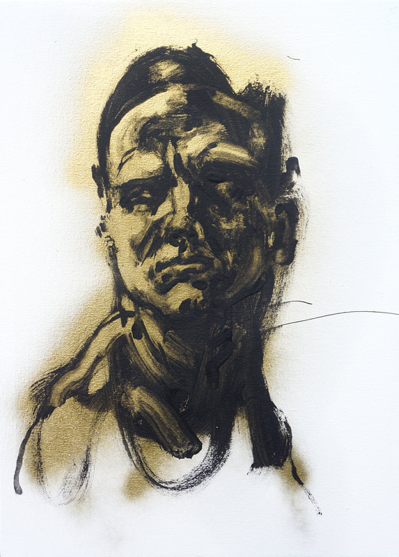 Golden Portrait 1 by Derek Overfield