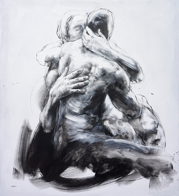 The Kiss (after Rodin) by Derek Overfield